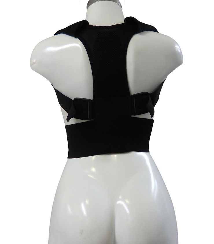  StabilityAce Faja correctora de postura para la espalda y  soporte de clavícula para fracturas, torceduras y hombros, Negro, 1 :  Industrial y Científico