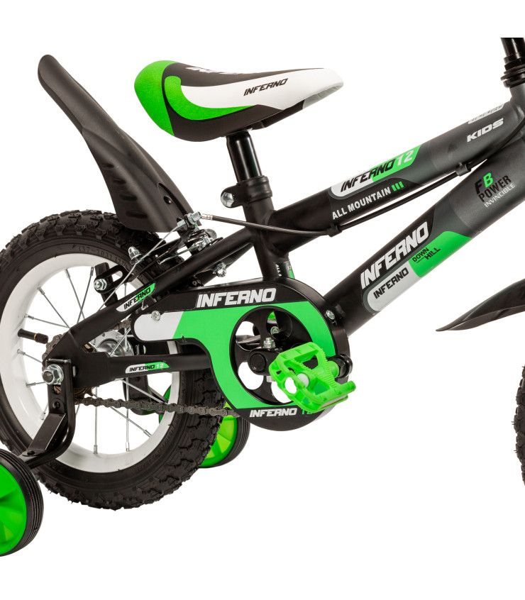 GOTOTOP Ruedines universales para bicicleta infantil de 12 a 20 pulgadas, 1  par, color verde : : Deportes y aire libre