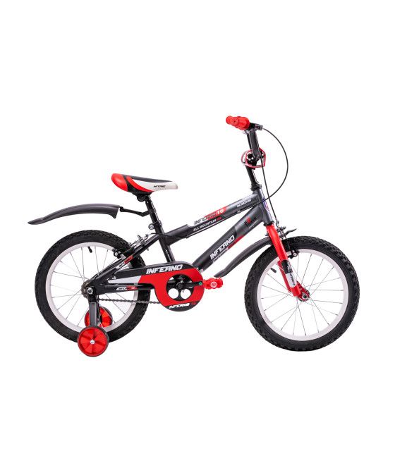 Bicicleta para Niños R16 Llantas Aire y Entrenamiento Rojo Unibike - 1