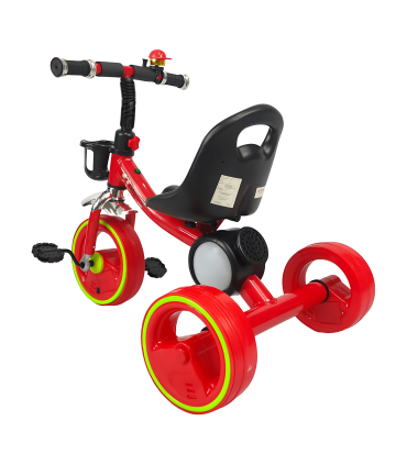 Triciclo infantil con luz musical/coche de bebé para niños de 1 a 6 años de  edad/juguete para niños, puede soportar el peso de 110.2 lbs