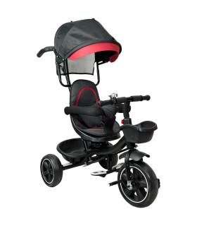 Triciclo para Niños Giratorio 360 con Empuje, Barra y Cajuela The Baby Shop - 1