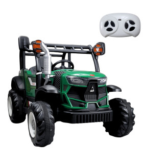 Tractor Montable Electrico para Niños con Control Remoto Luz Led 12v The Baby Shop - 1