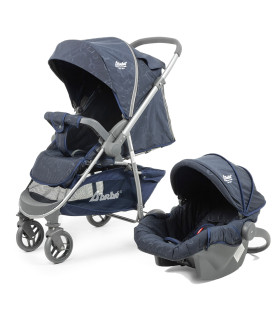 Carriola de Viaje Plegable con Portabebe Manubrio Reverisble D'Bebe - 1